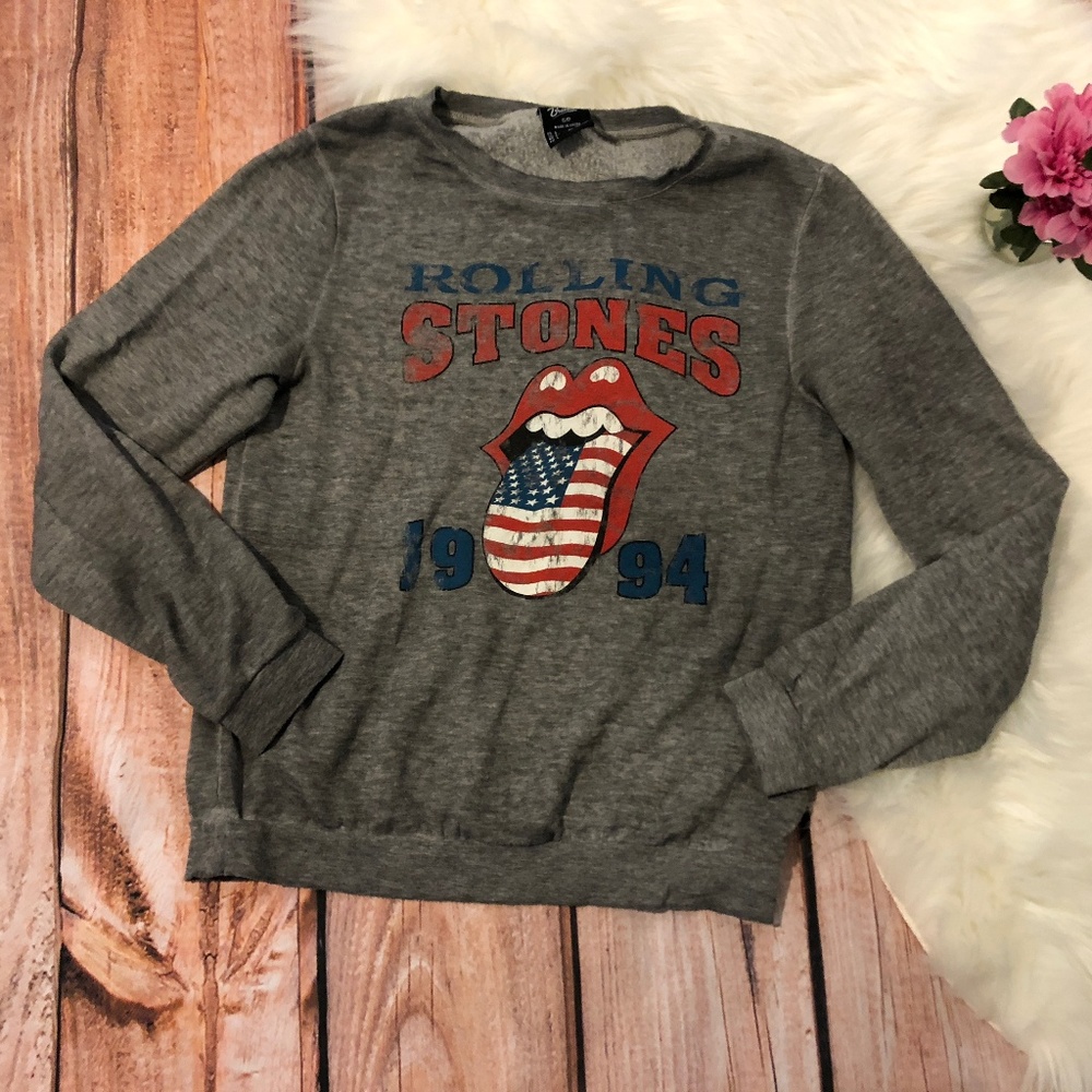 🌻 The Rolling Stones Graphic Logo Sweatshirt